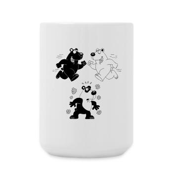 The birth of the panda - Large Mug 440 ml - white - Front