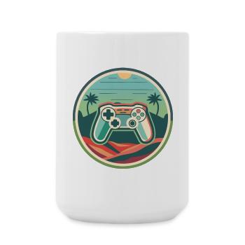 Jeu - Grande tasse 440 ml - blanc - Devant