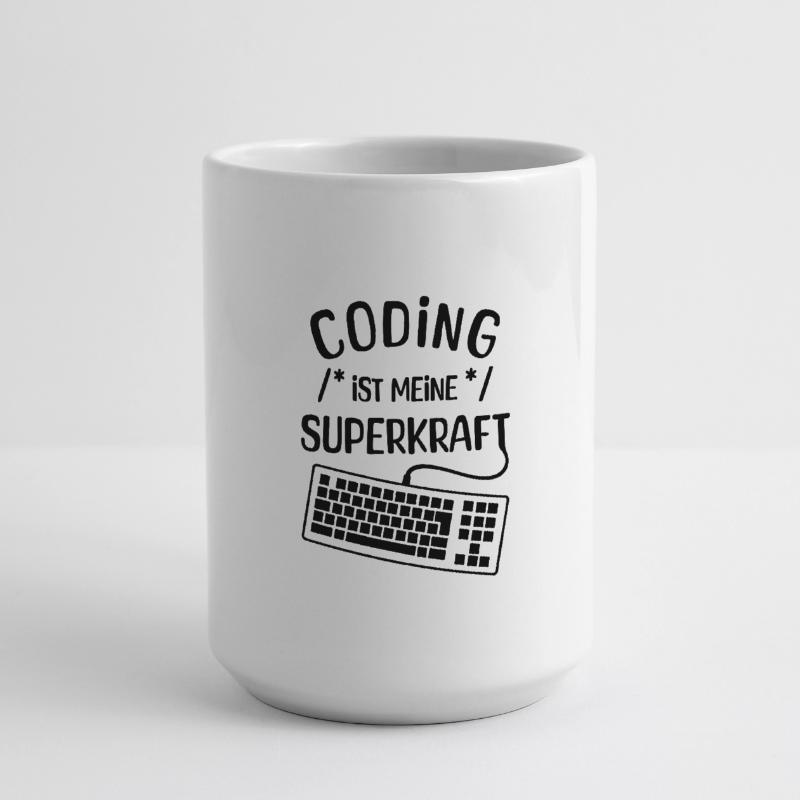 Computer Code Statement Developer Computerfreak Große Tasse 440 ml