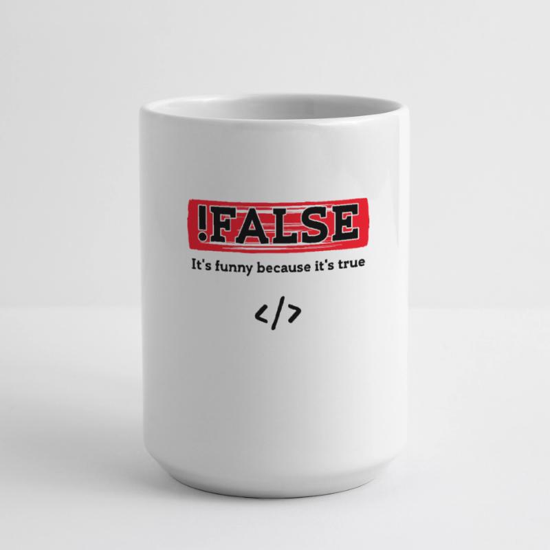 Code Debug Programmierer Developer Lustige Sprüche Große Tasse 440 ml