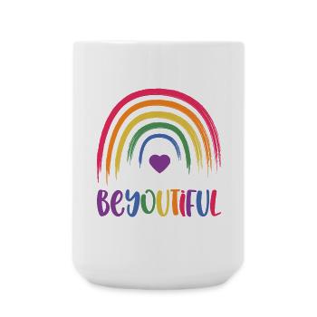 LGBT Pride Month - Be You Tiful - Large Mug 440 ml - white - Front