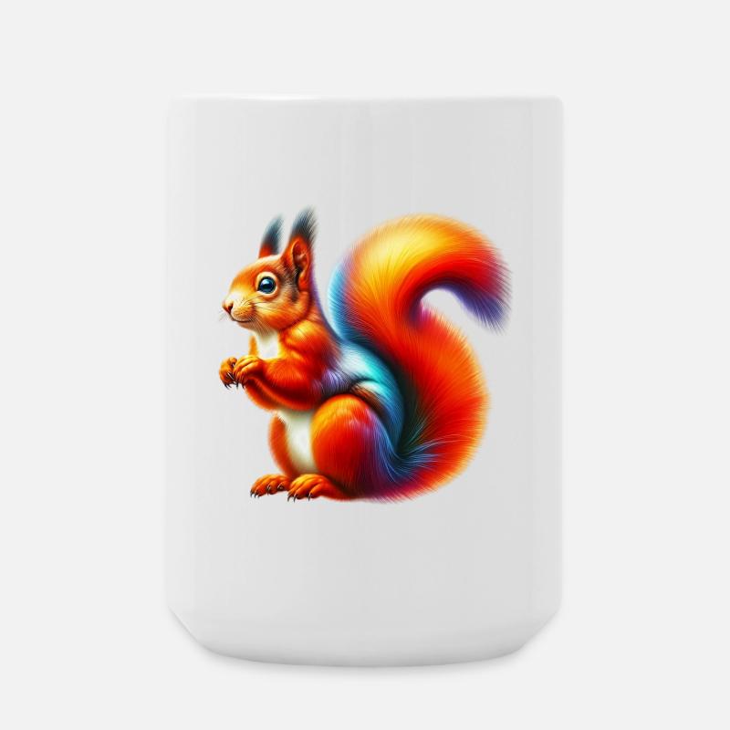 Eichhörnchen - Große Tasse 440 ml - Weiß