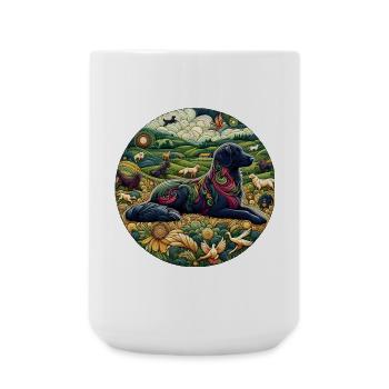 Fantasy Dogs - Große Tasse 440 ml - Weiß - Vorne