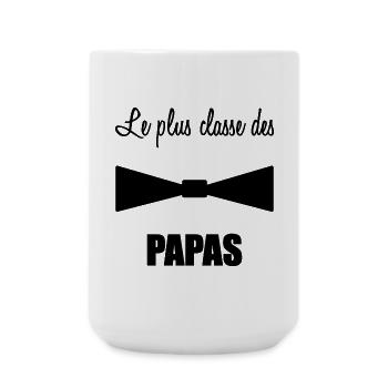 HAPPY FATHER'S DAY. DAD. FATHER's DAY - Large Mug 440 ml - white - Front