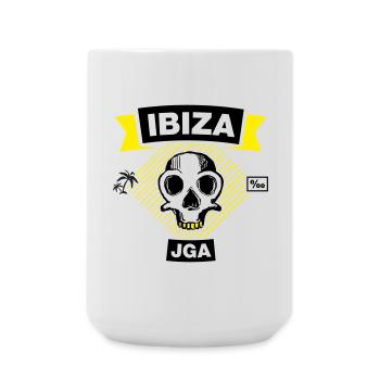IBIZA – Bachelor Party under Palm Trees - Large Mug 440 ml - white - Front