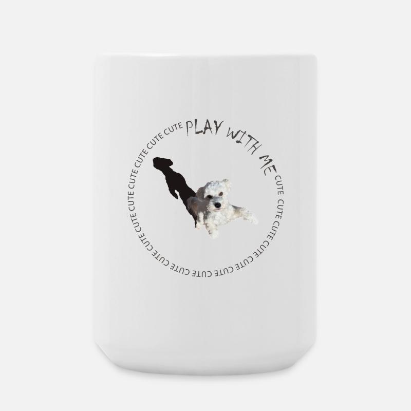 Play with me - Large Mug 440 ml - white