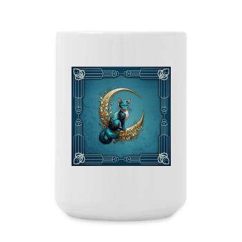Adorable chat fantastique - Grande tasse 440 ml - blanc - Devant
