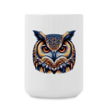 Owl - Large Mug 440 ml - white - Front