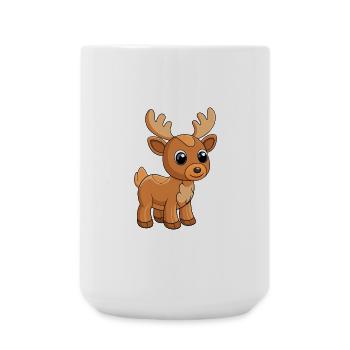 Orignal Mignon Mascotte Personnage De Dessin Animé Kawaii - Grande tasse 440 ml - blanc - Devant