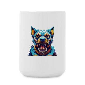 Cordoba Kampfhundrasse Bunte Karikatur Kawaii - Große Tasse 440 ml - Weiß - Vorne