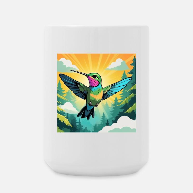 Hummingbird - Large Mug 440 ml - white