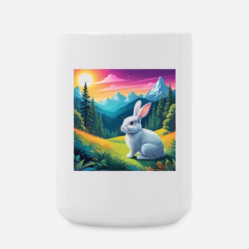 Lapin - Grande tasse 440 ml - blanc