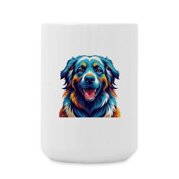 Polish Sheepdog Breed Cartoon Kawaii - Large Mug 440 ml - white - Front