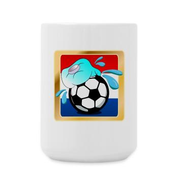 HOLLANDE - FOOTBALL HOT SUMMER PAYS-BAS - Grande tasse 440 ml - blanc - Devant