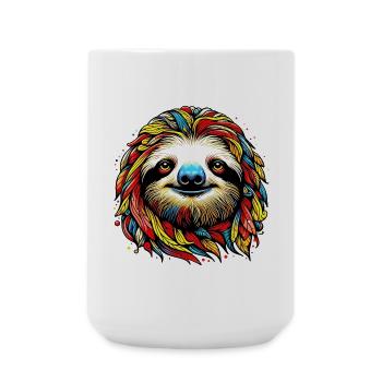 Sloth - Large Mug 440 ml - white - Front