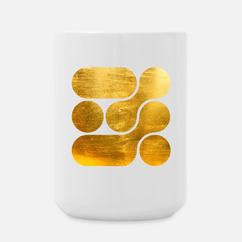 OCHOOO - GOLD - Grande tasse 440 ml - blanc