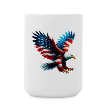 Eagle Flag USA USA Américain - Grande tasse 440 ml - blanc - Devant