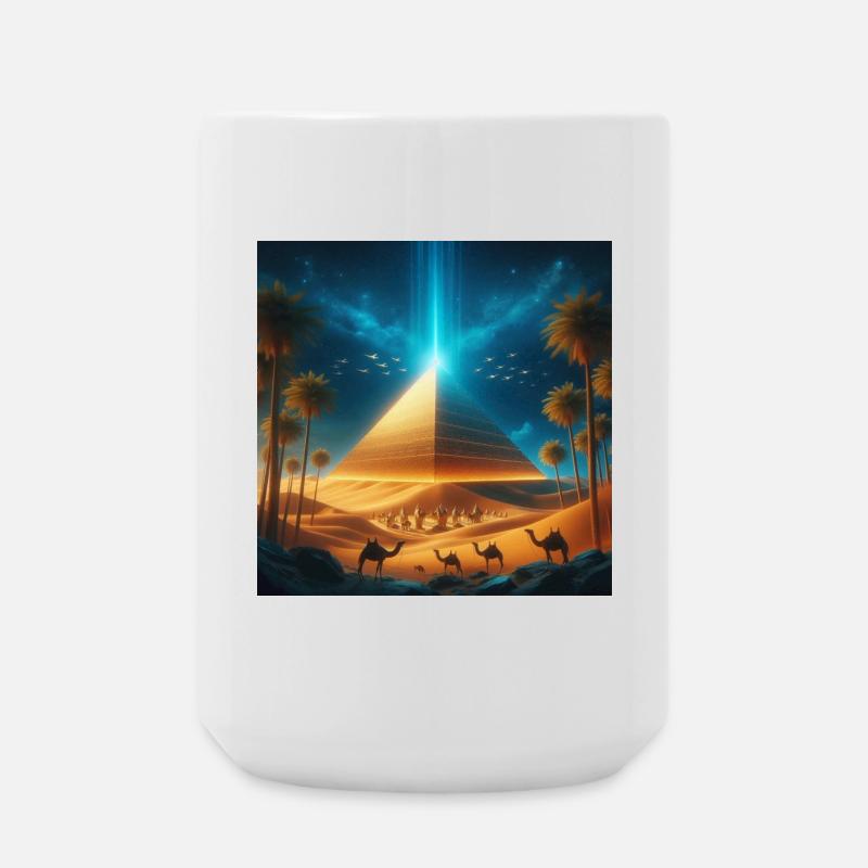 Pyramide 8 - Grande tasse 440 ml - blanc