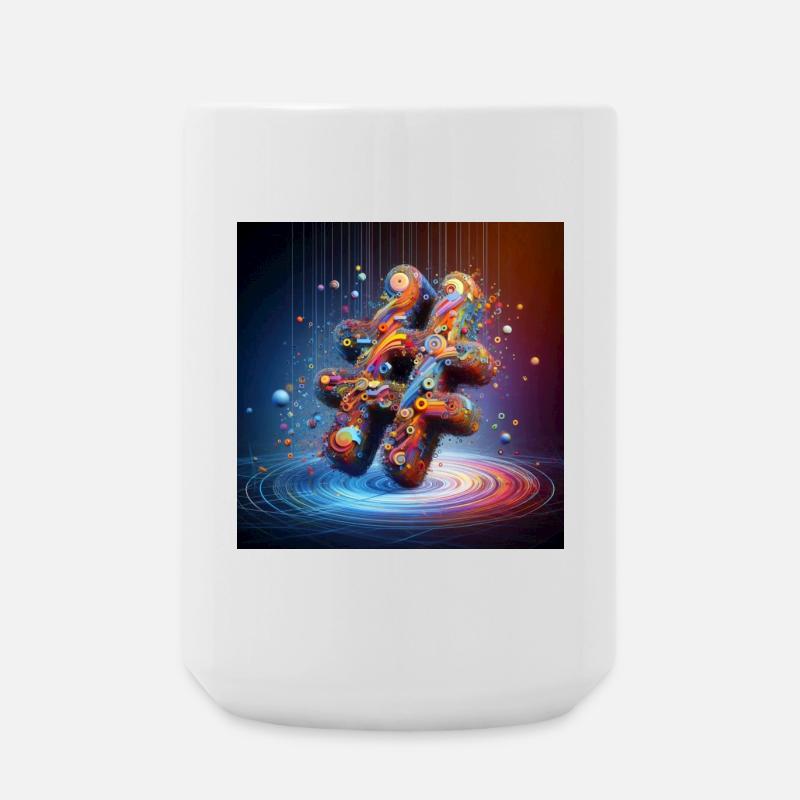 Symbol 4 - Large Mug 440 ml - white