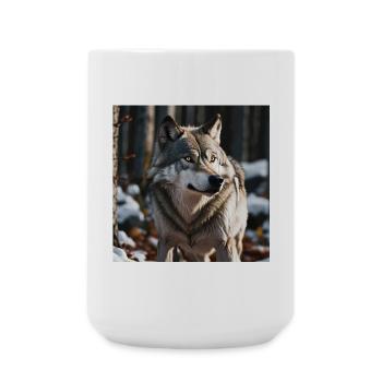 Loup - Grande tasse 440 ml - blanc - Devant