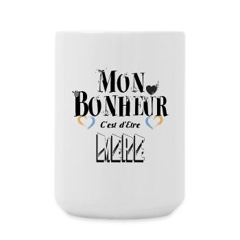 Mon Bonheur Etre Mère - Grande tasse 440 ml - blanc - Devant