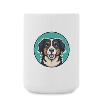 Cane Di Oropa Dog Breed Cartoon Kawaii Clipart Pet - Large Mug 440 ml - white - Front