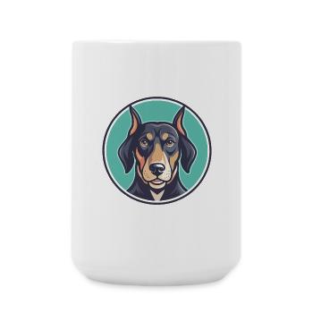 Chien Bulgare Scenthound Race Dessin animé Kawaii Pet - Grande tasse 440 ml - blanc - Devant