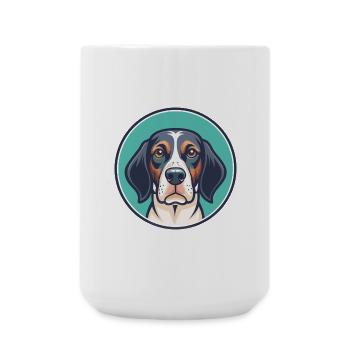 Burgos pointeur chien race dessin animé Kawaii Clipart - Grande tasse 440 ml - blanc - Devant
