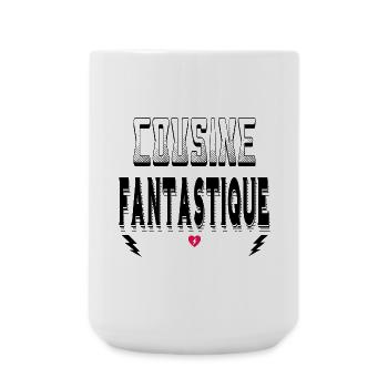 Cousine Fantastique - Grande tasse 440 ml - blanc - Devant
