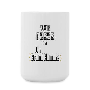 Mon Frère Est Un Grand Homme - Grande tasse 440 ml - blanc - Devant