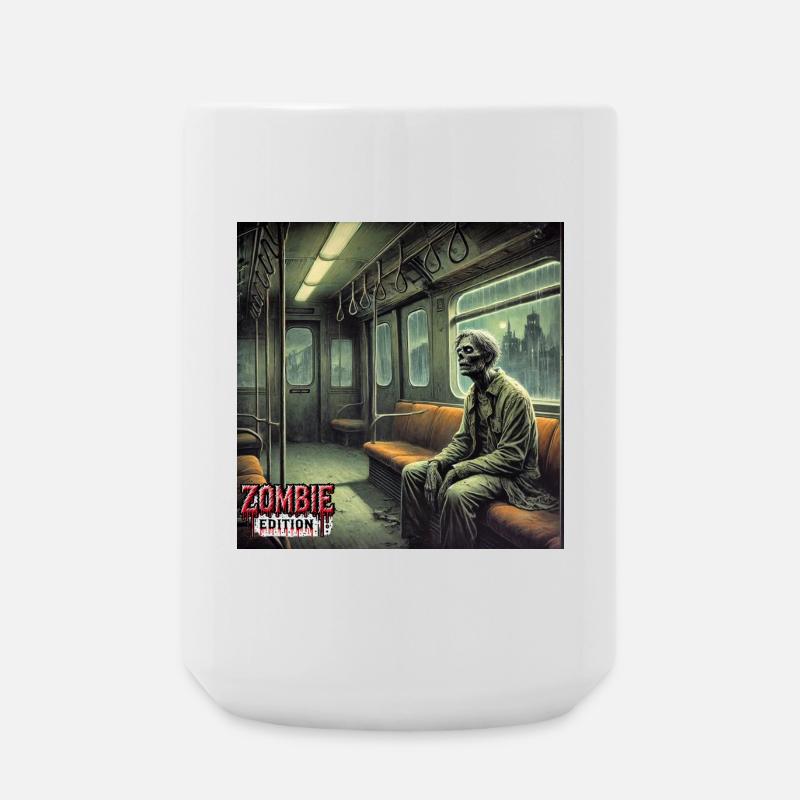Zombie Subway - Large Mug 440 ml - white