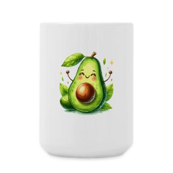 Avocat Drôle Optimisme Positif Cadeau - Grande tasse 440 ml - blanc - Devant