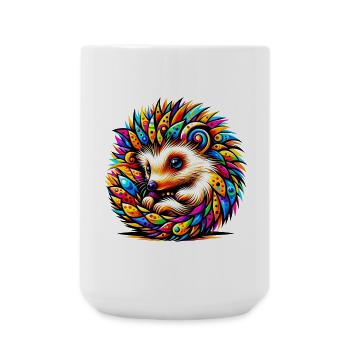 Hérisson - Grande tasse 440 ml - blanc - Devant