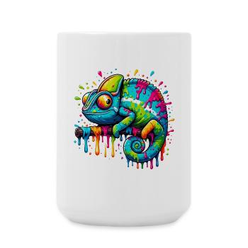 Caméléon - Grande tasse 440 ml - blanc - Devant