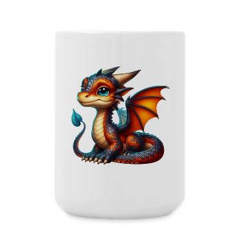 Dragon - Large Mug 440 ml - white - Front