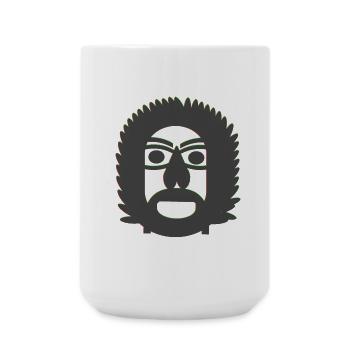 Gruff Man - Large Mug 440 ml - white - Front
