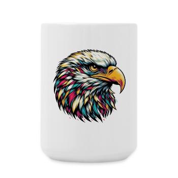 Adler - Große Tasse 440 ml - Weiß - Vorne