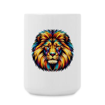 Lion - Large Mug 440 ml - white - Front