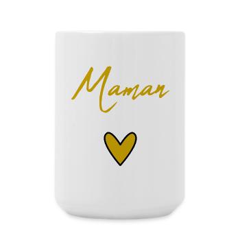BONNE FÊTE. BONNE FÊTE MAMAN. MAMAN - Grande tasse 440 ml - blanc - Devant
