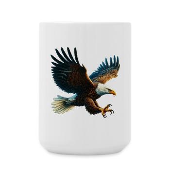 Adler - Große Tasse 440 ml - Weiß - Vorne