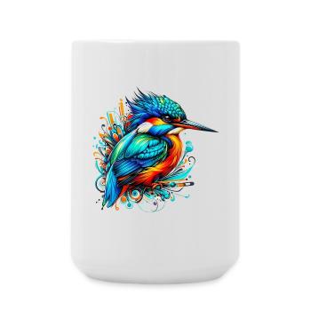 Martin-pêcheur - Grande tasse 440 ml - blanc - Devant