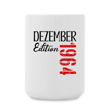 62. GEBURTSTAG DEZEMBER 1964 - Große Tasse 440 ml - Weiß - Vorne