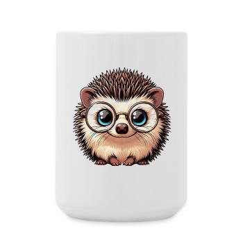 Hérisson - Grande tasse 440 ml - blanc - Devant