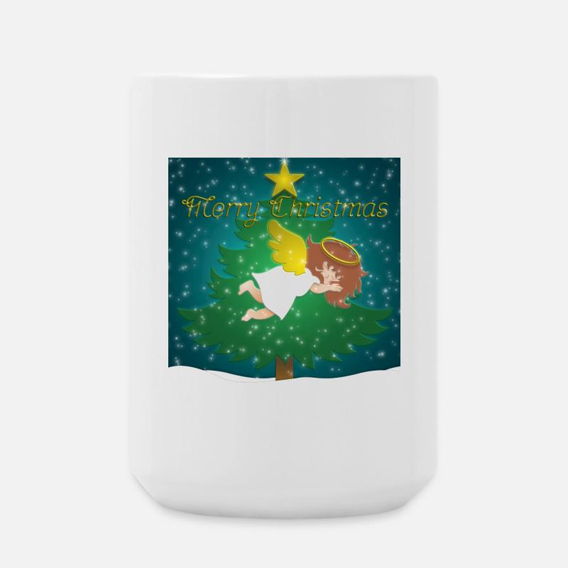 Sleeping Angel - Large Mug 440 ml - white