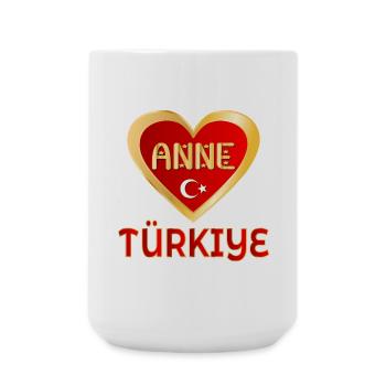 TURKISH MOM MOM TÜRKIYE ANNE - Large Mug 440 ml - white - Front