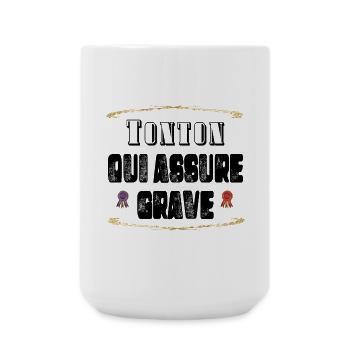 Tonton Qui Assure Grave - Grande tasse 440 ml - blanc - Devant