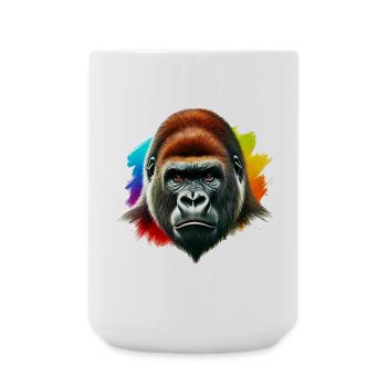 Gorilla - Große Tasse 440 ml - Weiß - Vorne