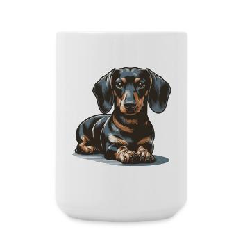 Dachshund - Large Mug 440 ml - white - Front