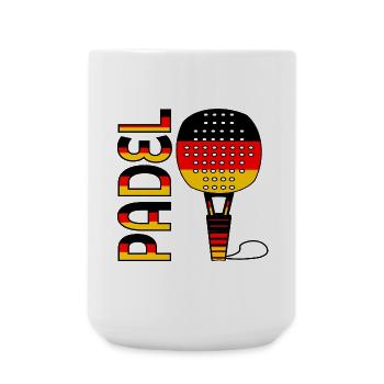 PADEL ALLEMAND TENNIS ALLEMAGNE - Grande tasse 440 ml - blanc - Devant