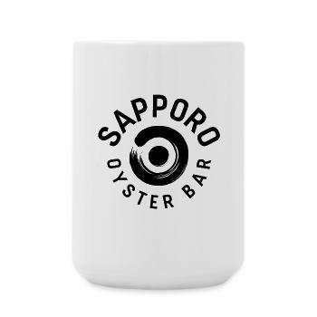 SAPPORO OYSTER BAR - Große Tasse 440 ml - Weiß - Vorne